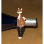 Ceramic Fox Bottle Stopper