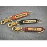 Leather Keytag with Snap