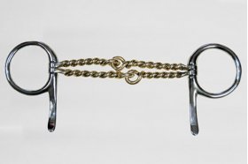 Bowman Double Twisted Wire Snaffle Driving Bit