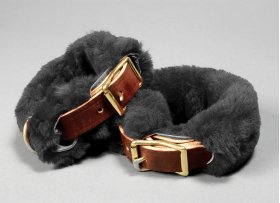 Shackle Cuffs with Wool Covers