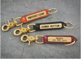 Leather Keytag with Snap