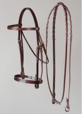 Fennell Laced Rein Snaffle Bridle