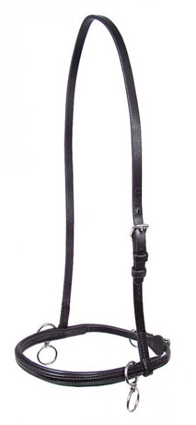 Head Halter - Leather 3 Ring
