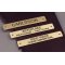 Engraved Brass 3/4" Name Plate